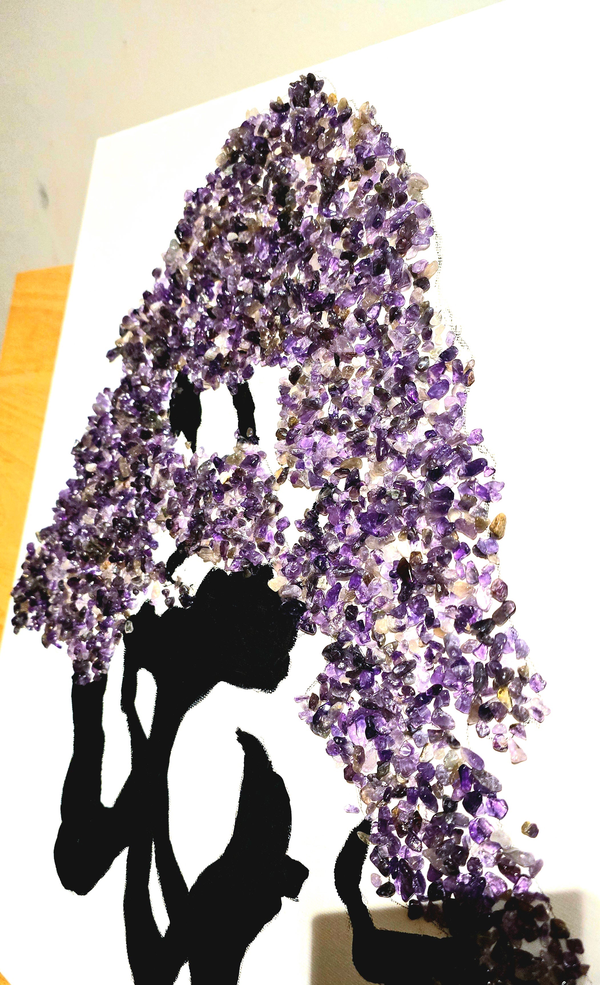 Amethyst Tree Canvas