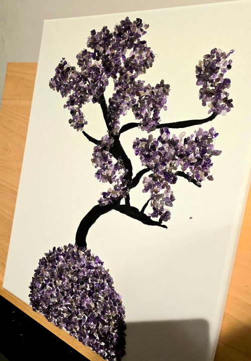 Amethyst Tree Canvas