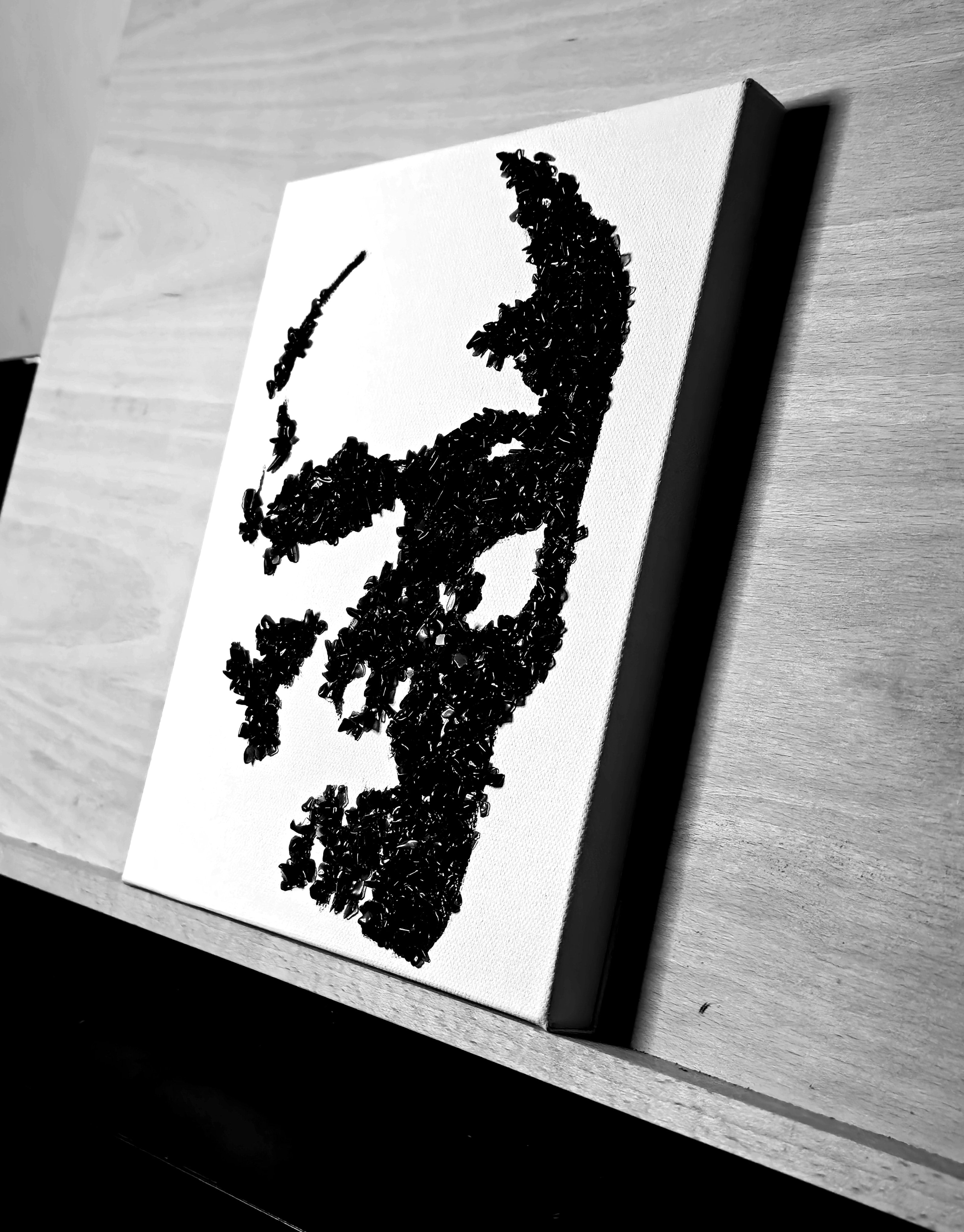Small Skull Obsidian Canvas