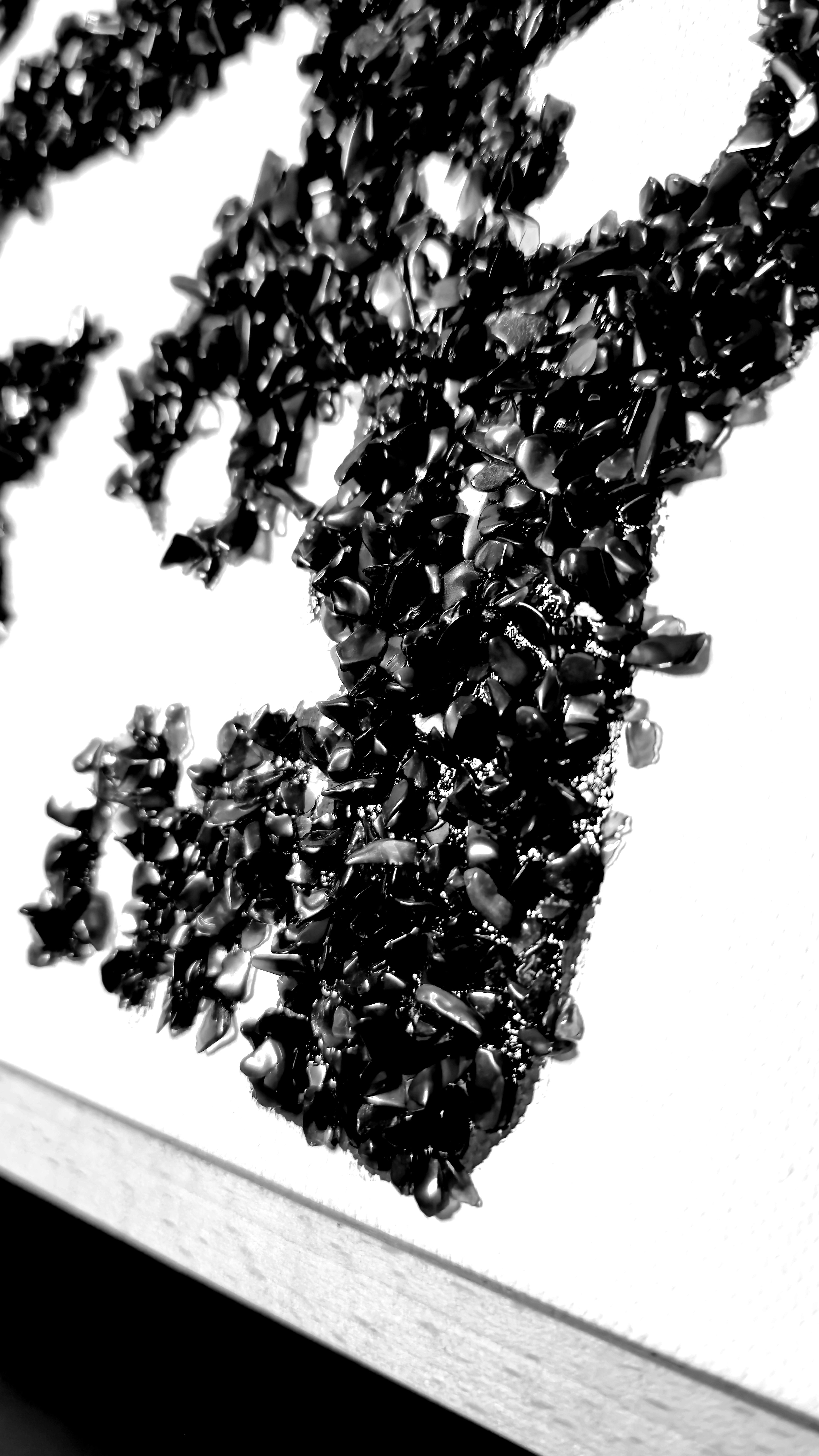 Small Skull Obsidian Canvas